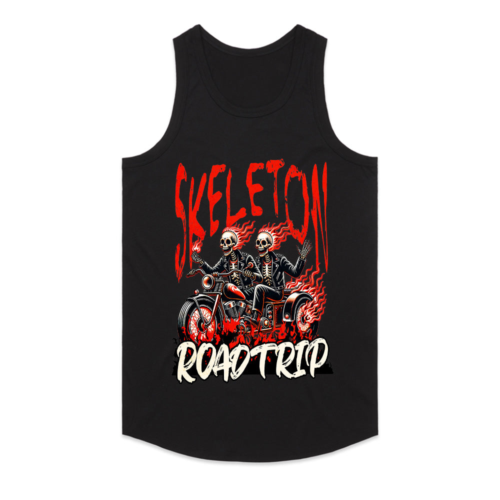 Hellbound Highway: Skeleton Road Trip Tee