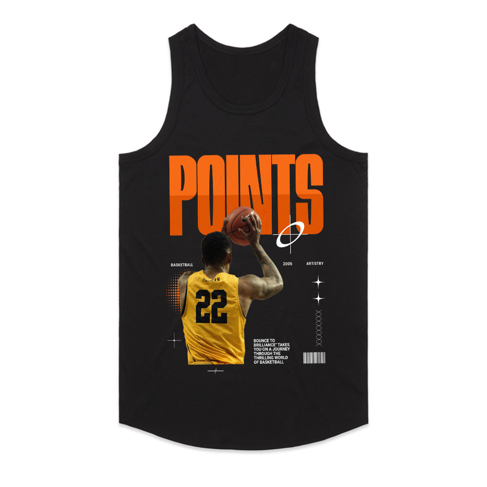 Clutch Shot: Points King Basketball Tee