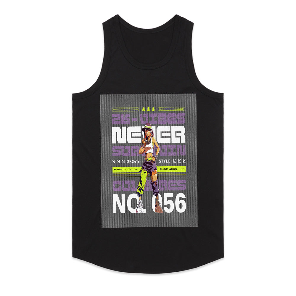 Cyber Neon Vibes: Never Subdue Streetwear Tee