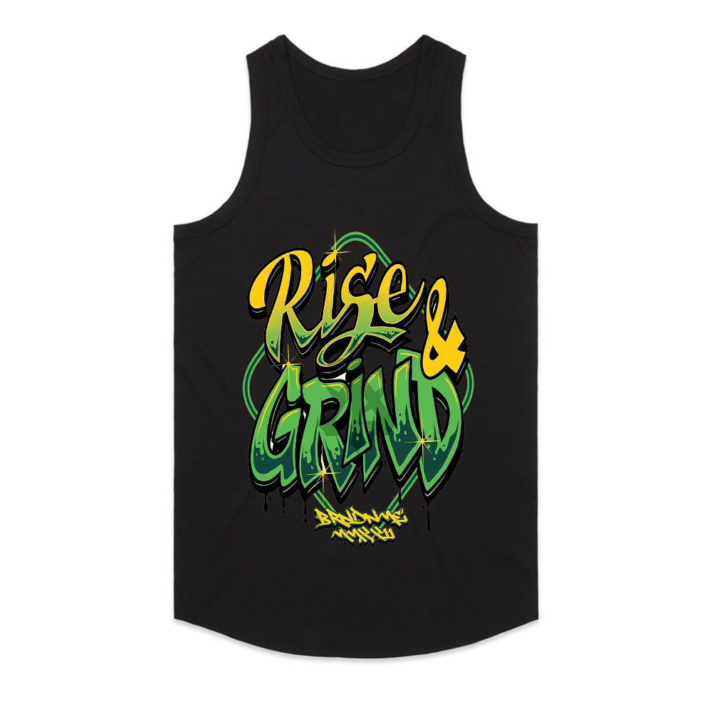 Urban Hustle: Rise & Grind Graffiti Tee