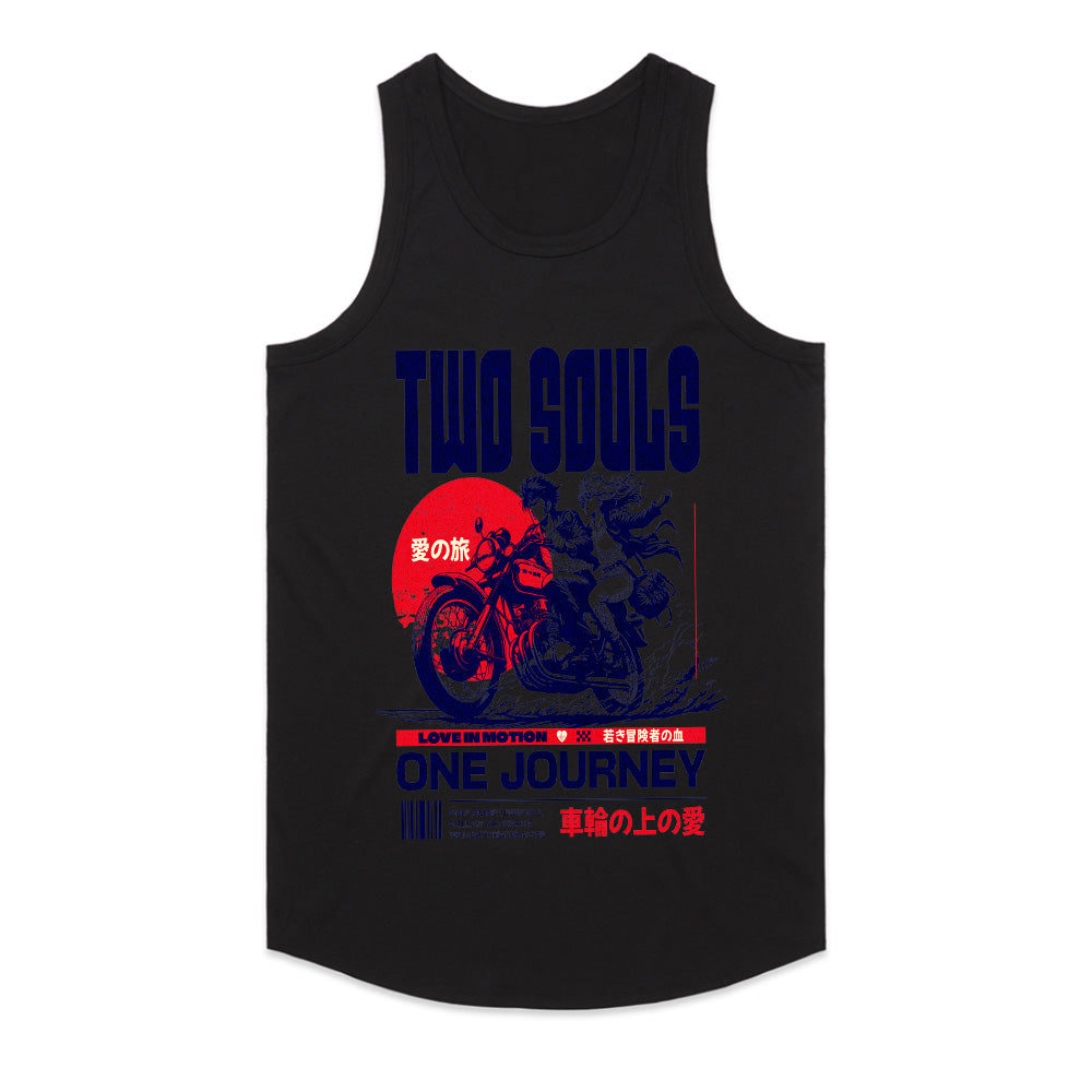 Two Souls, One Journey: Biker's Love Tee