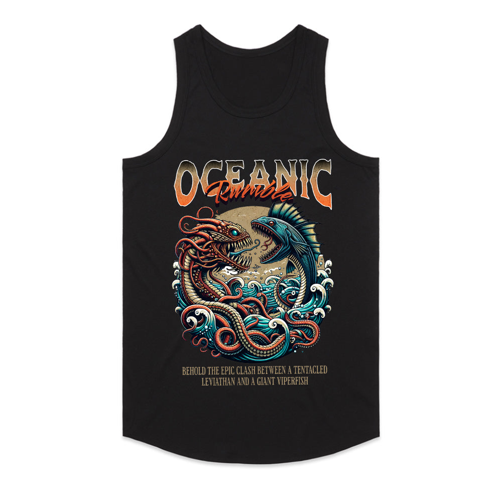 Oceanic Guardians: Leviathan vs. Viperfish Clash Tee
