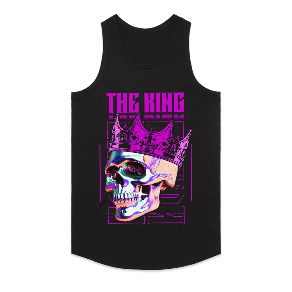 The King: Neon Skull Royalty Tee