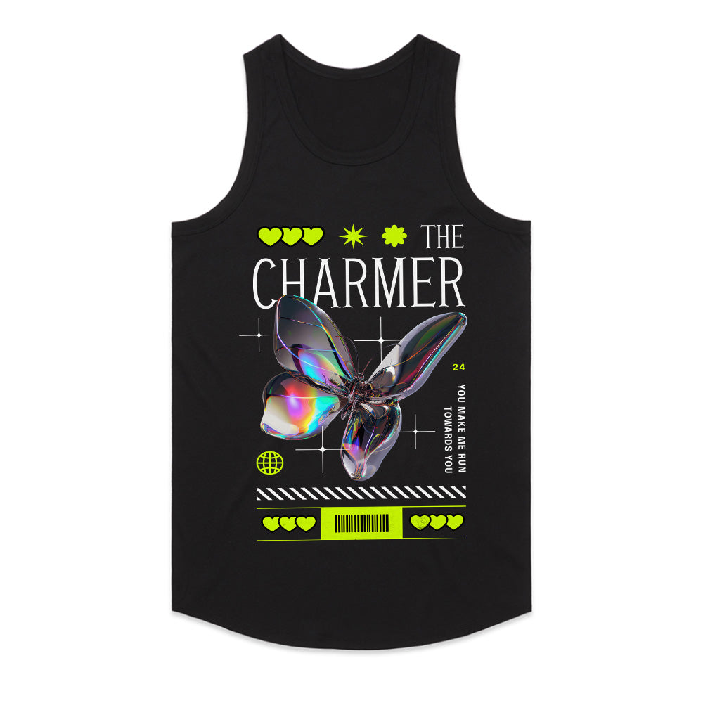 The Charmer: Holographic Butterfly Vibe Tee