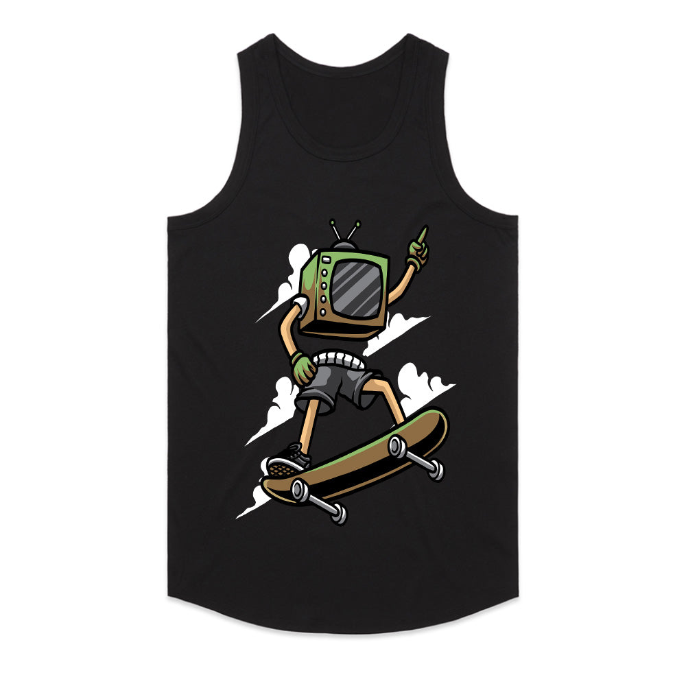 Retro Skater: TV Head Ride Tee