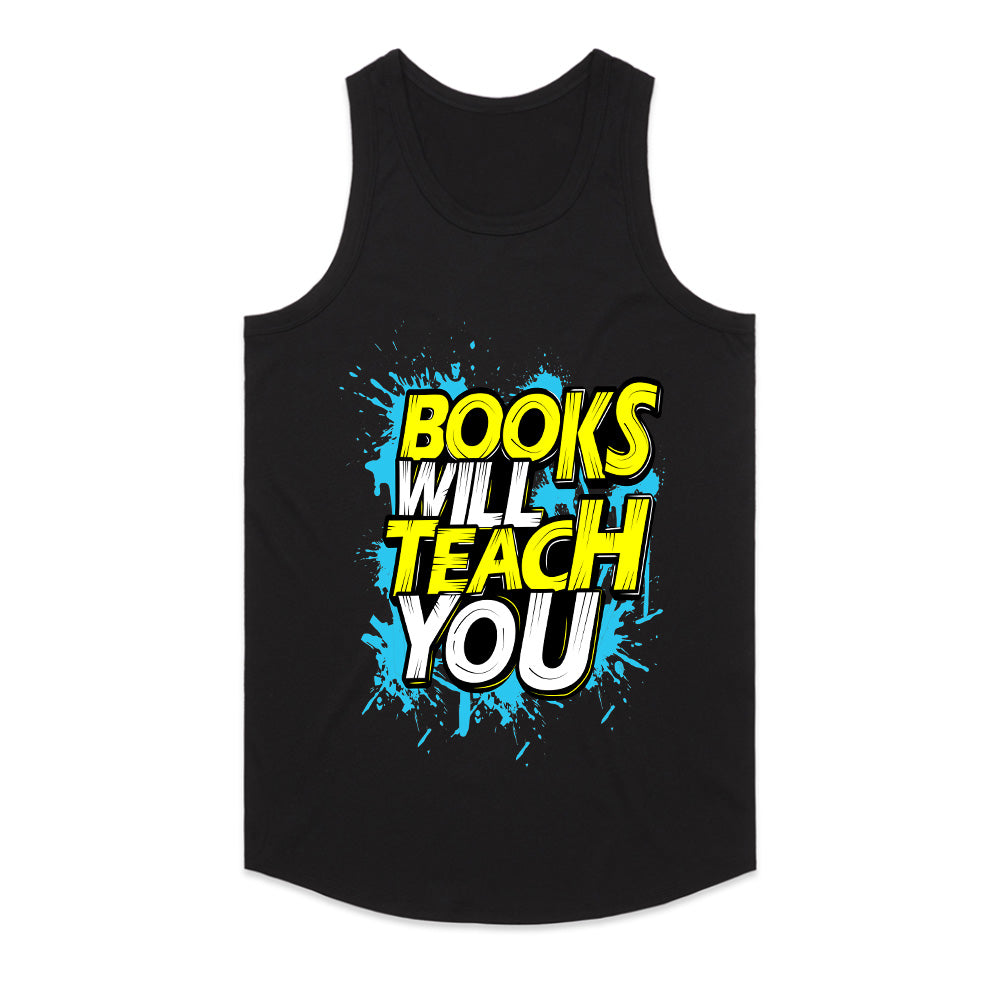 Knowledge Blast: Books Will Teach You - Edgy Reader Graphic Tee