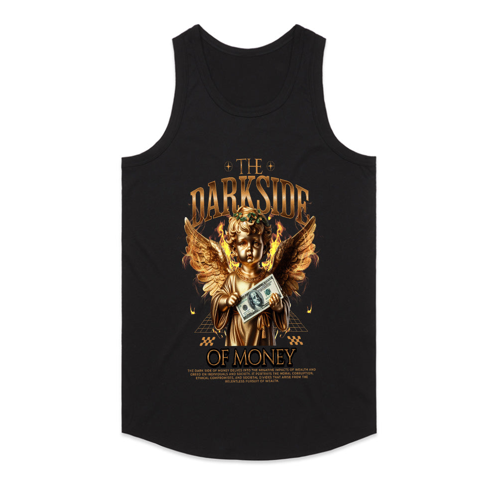 The Darkside of Money: Golden Angelic Warning Tee
