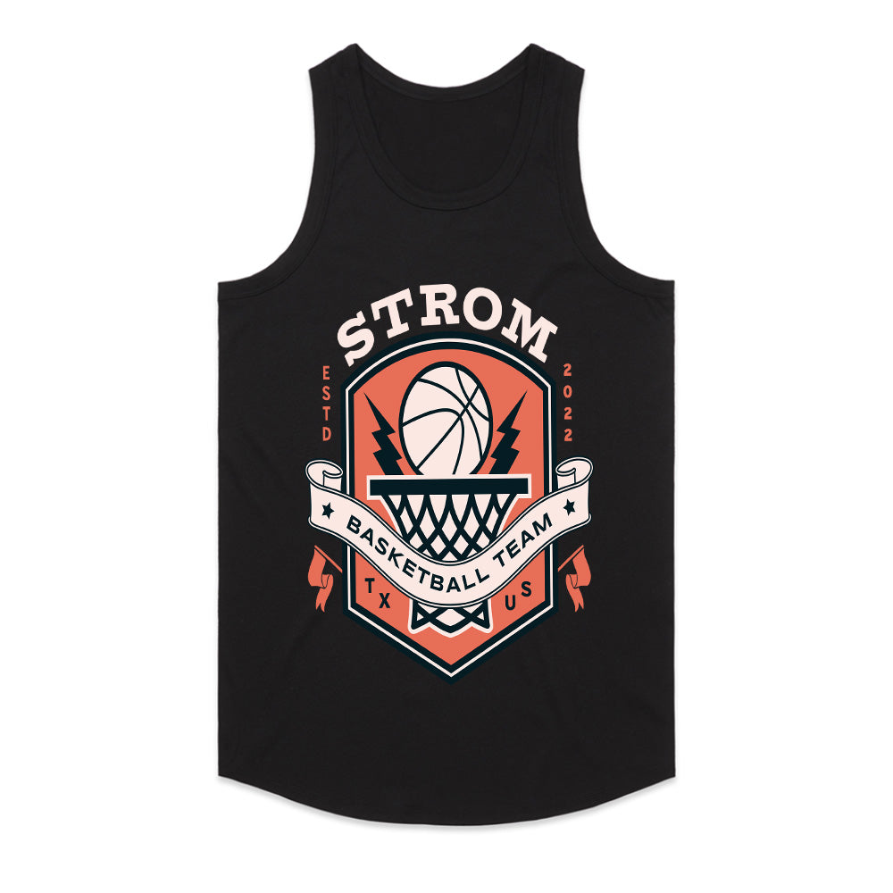 Storm Hoops: Vintage Basketball Team Tee