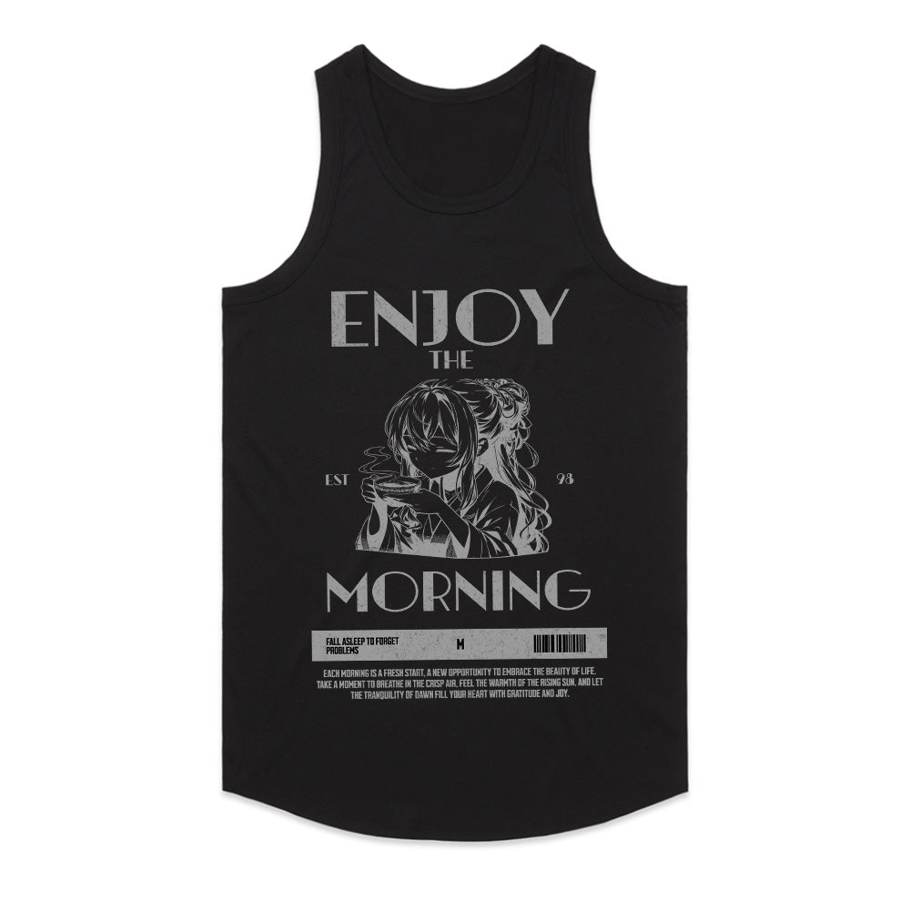 Zen Dawn: Enjoy the Morning Anime Tee