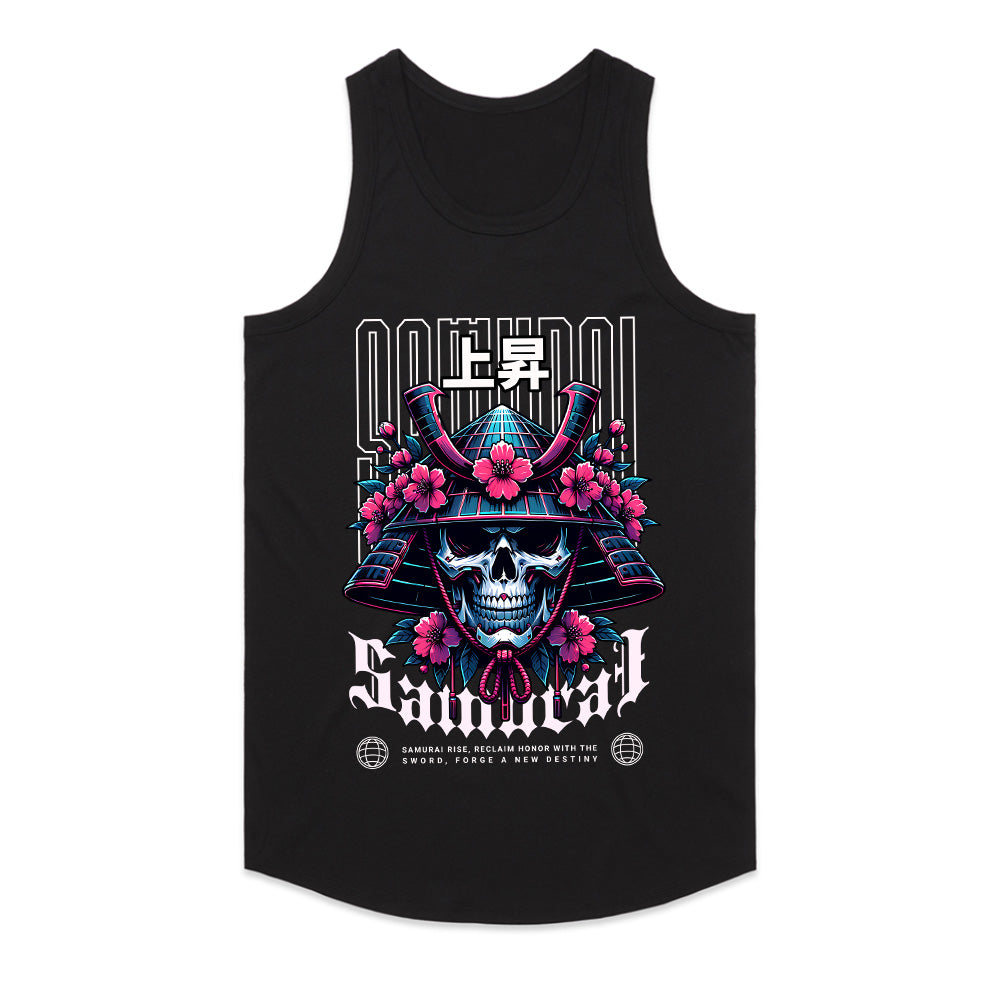 Samurai Rebirth: Honor & Cherry Blossom Tee
