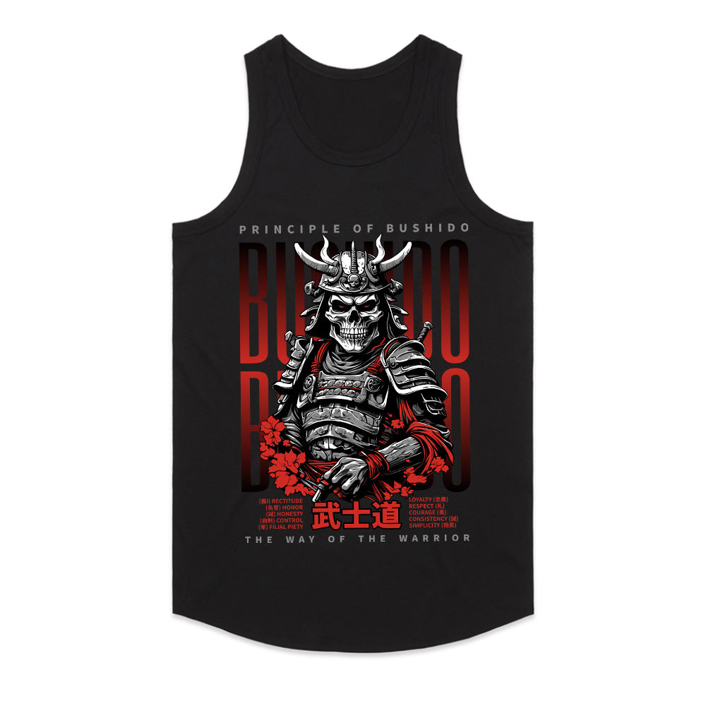 Bushido Skull: The Way of the Warrior Tee