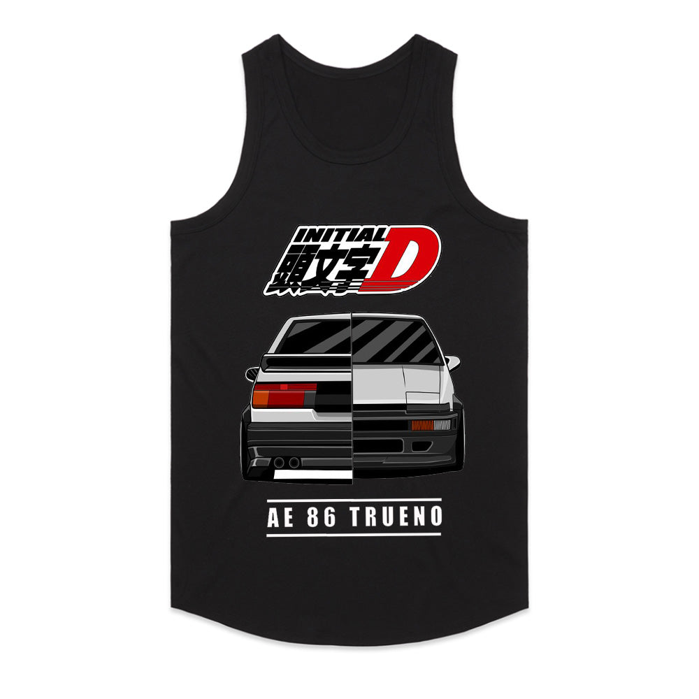 Initial D AE86 Trueno Rear Split Drift Legend T-Shirt