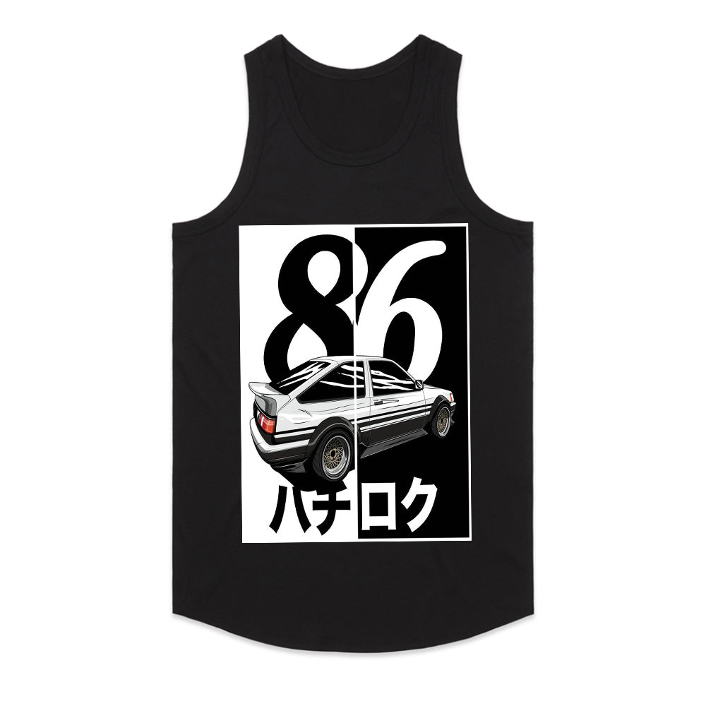 AE86 Hachiroku JDM Legend Split Design T-Shirt