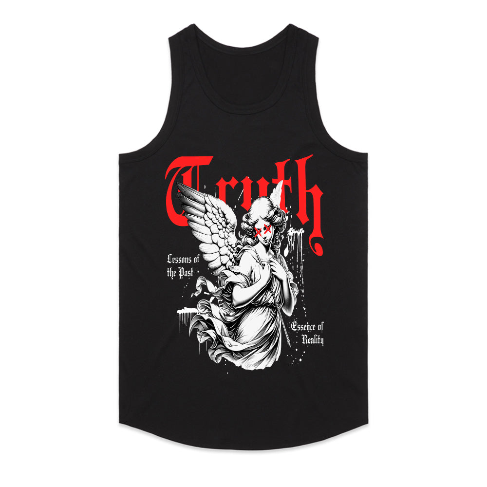 Veiled Verity: Gothic Angel Truth Tee