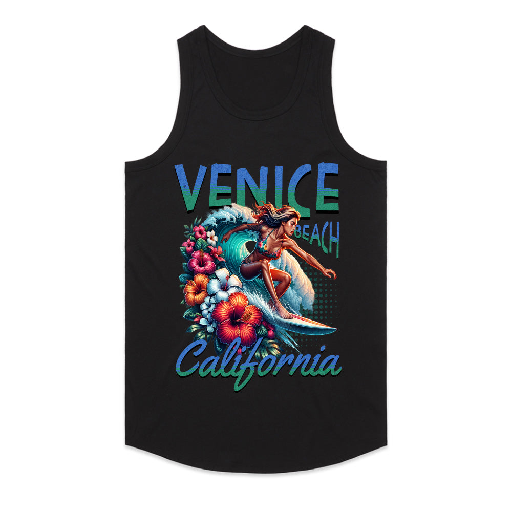 Venice Beach California Surfer Girl T-Shirt