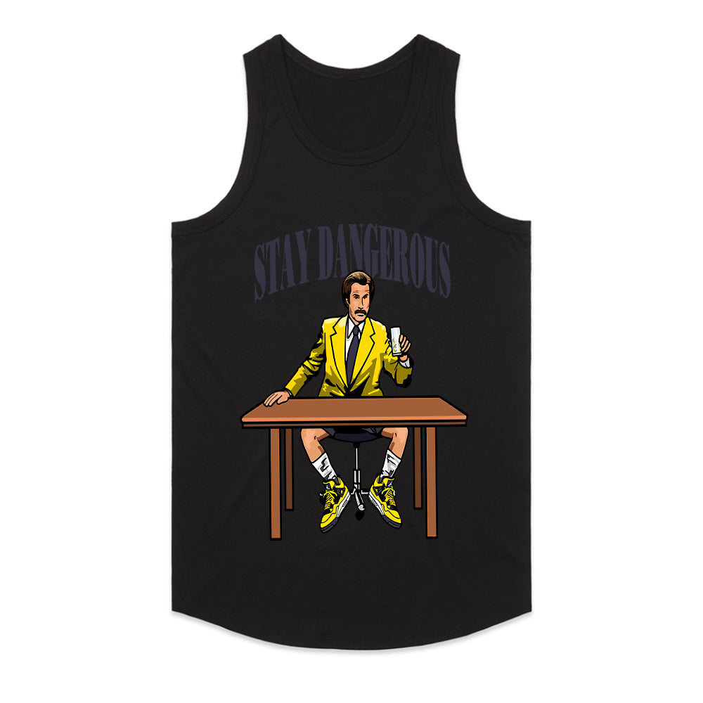 Stay Dangerous" Desk Boss Graphic Tee
