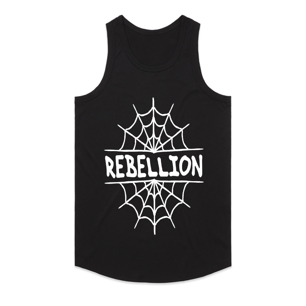 Rebellion Weave" Spiderweb Graphic Tee