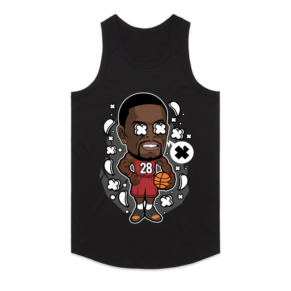 Game Over: Cartoon Hoops Legend Tee