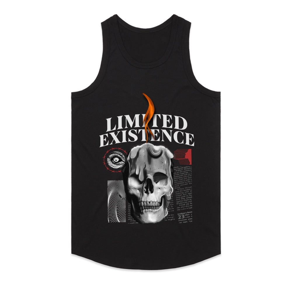 Limited Existence" Melding Skull & Candle Graphic Tee