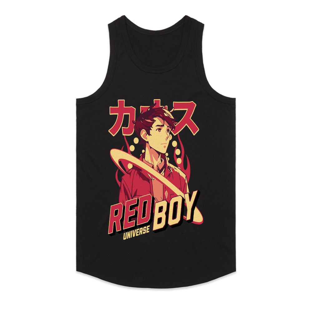 Red Boy Universe Anime Style T-Shirt