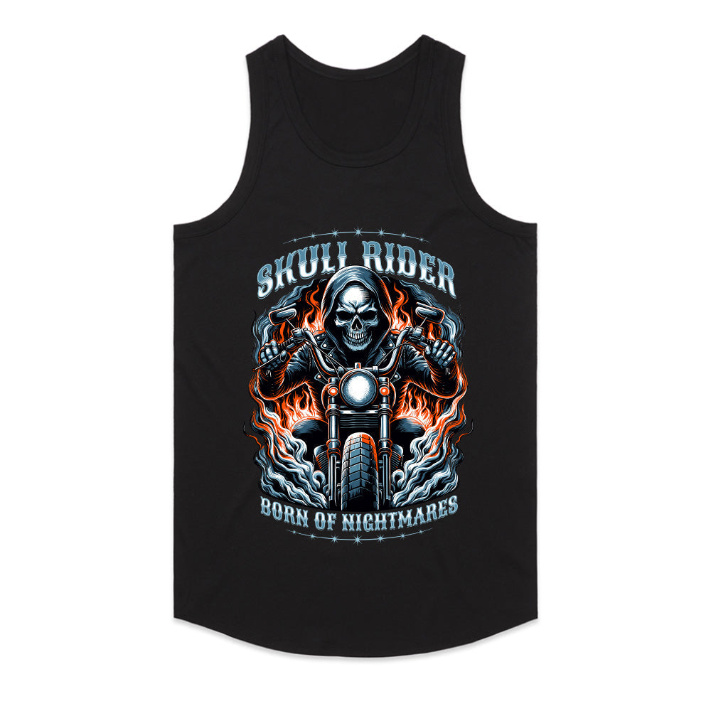 Skull Rider Biker T-Shirt – Born of Nightmares, Built for Speed
