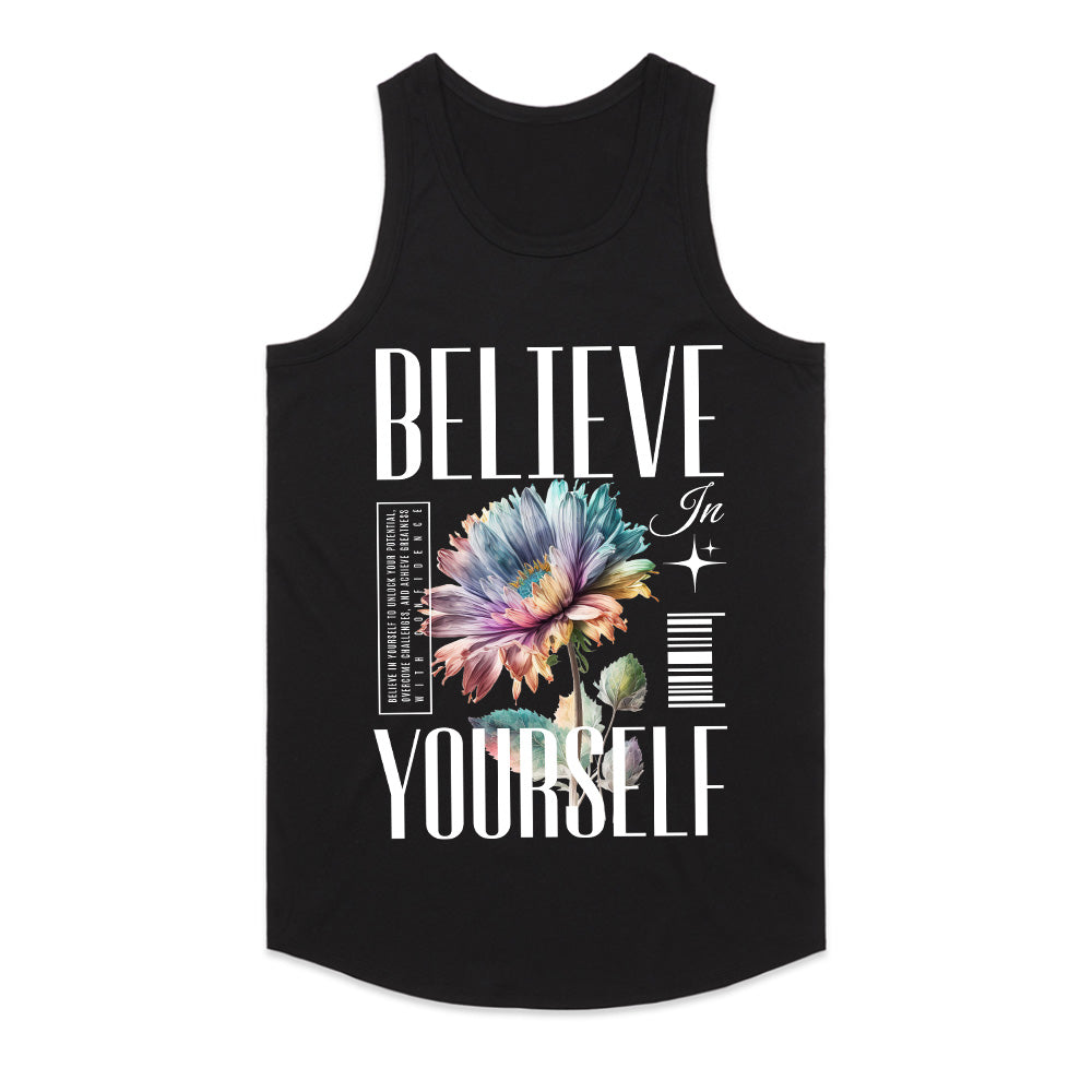 Radiant Bloom: Believe In Yourself Tee