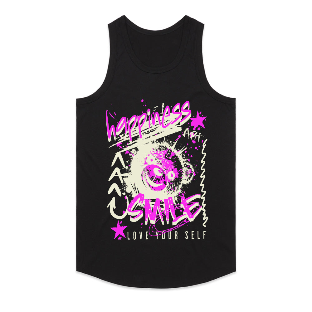 Happiness Graffiti: Love Yourself Street Art Tee