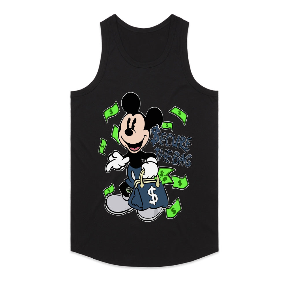 Secure The Bag: Money Hustle Cartoon Tee