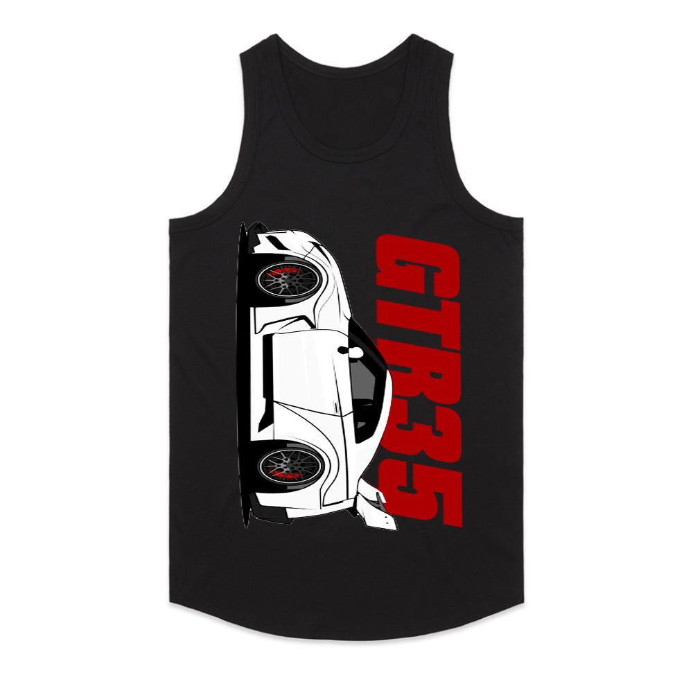 GT-R35 Side Profile Performance T-Shirt – Pure JDM Power