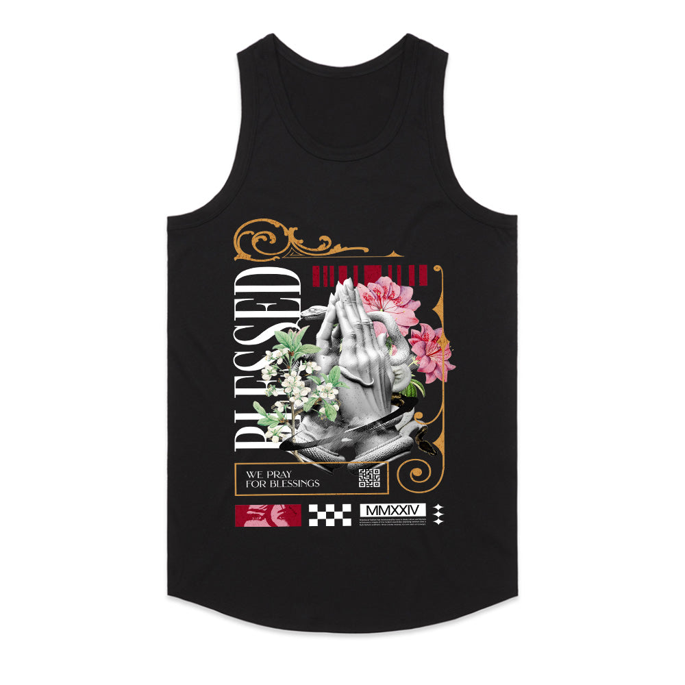 Blessed MMXCIV: Hands of Grace Floral Tee