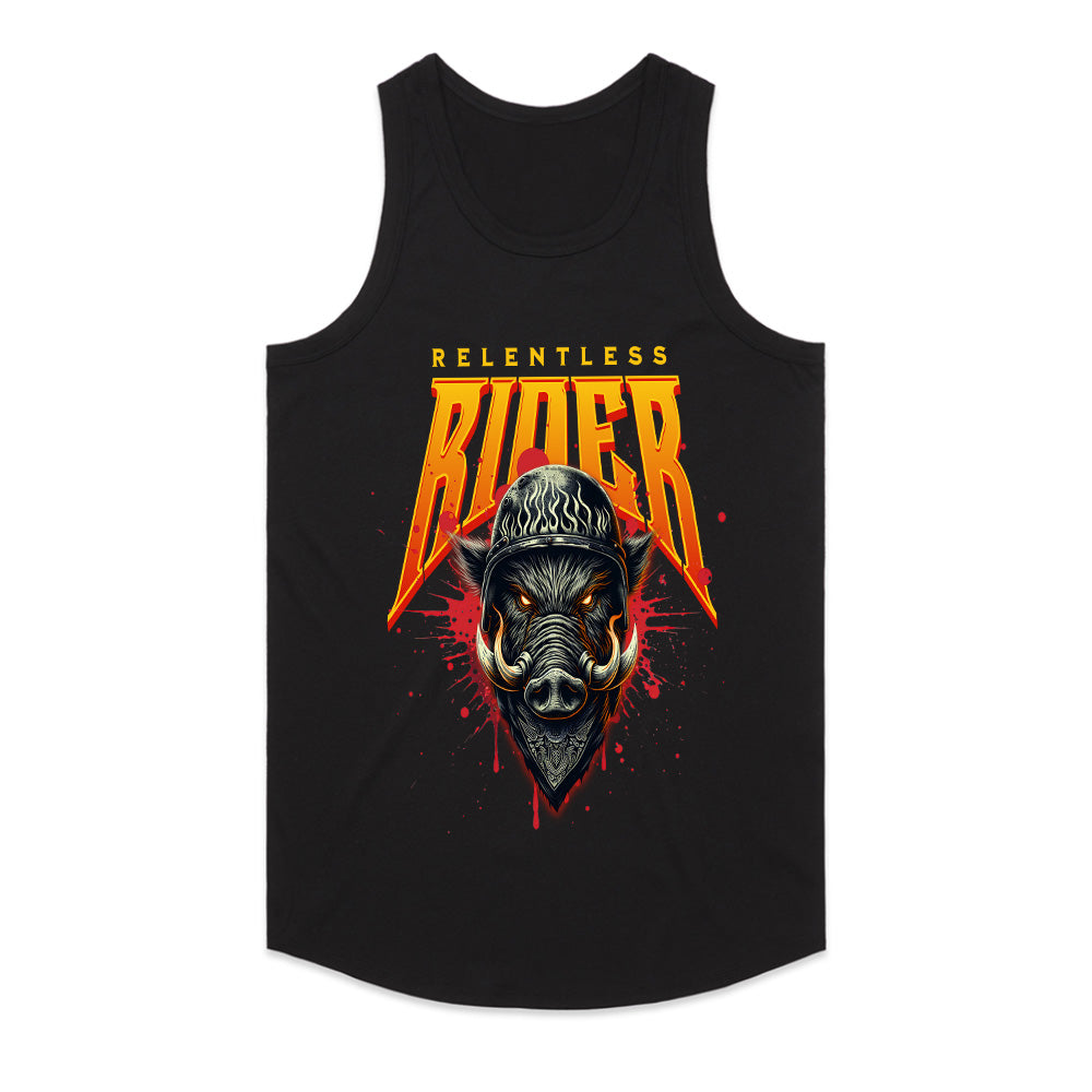 Relentless Rider" Wild Boar Biker Tee