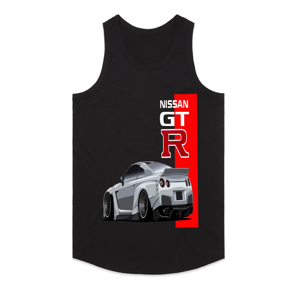 Nissan GT-R R35 Rear View Masterpiece T-Shirt – Widebody Legend