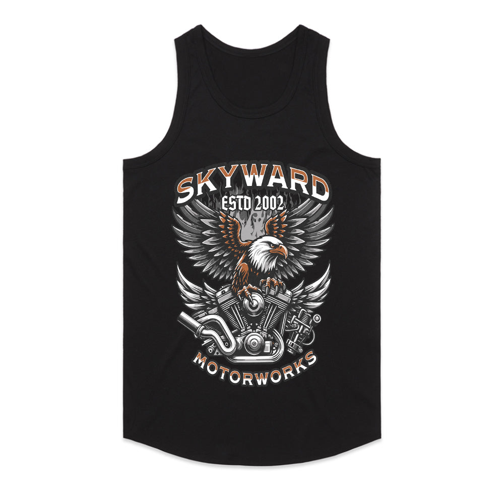 Skyward Motorworks T-Shirt – Power, Freedom & Precision