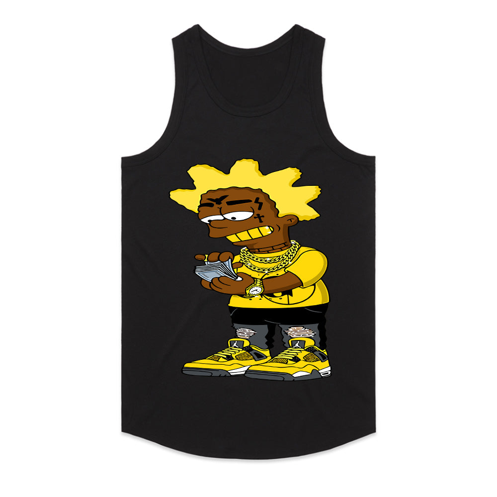 Kodak Yellow Vibes Rapper Cartoon Tee