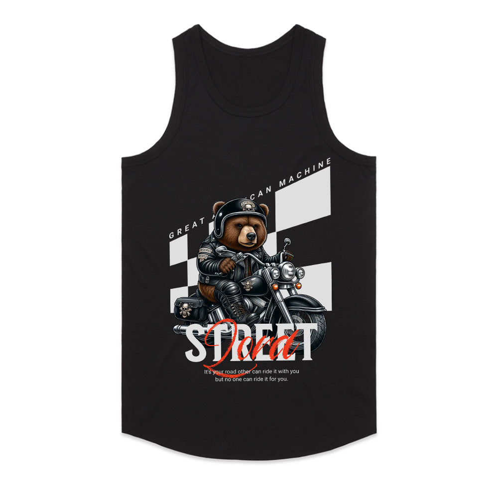 Street Lord Biker Bear T-Shirt – Ride with Power & Style