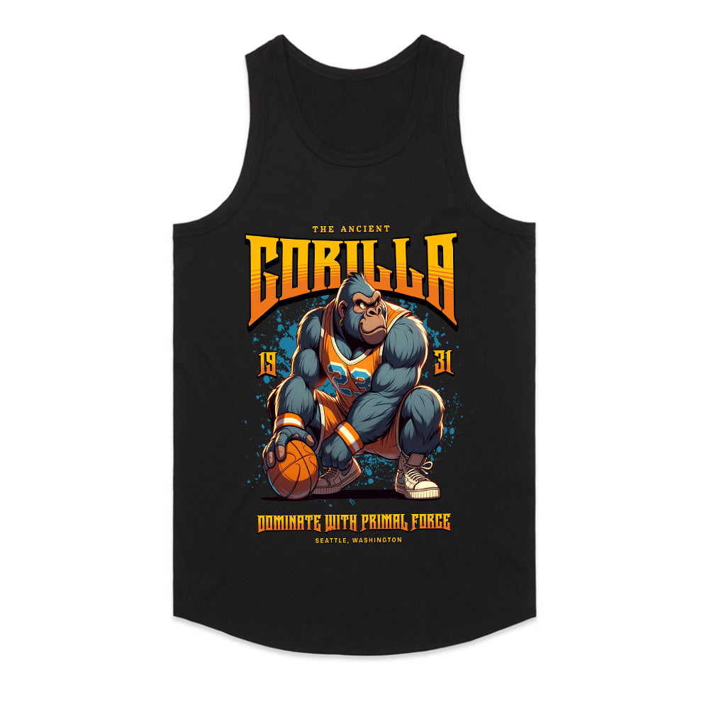 Primal Dunk: Ancient Gorilla Hoops Tee