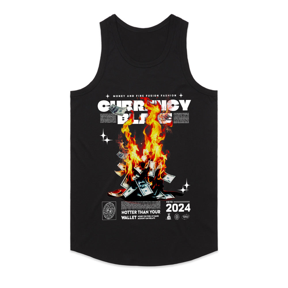 Currency Blaze" Money & Fire Fusion Tee