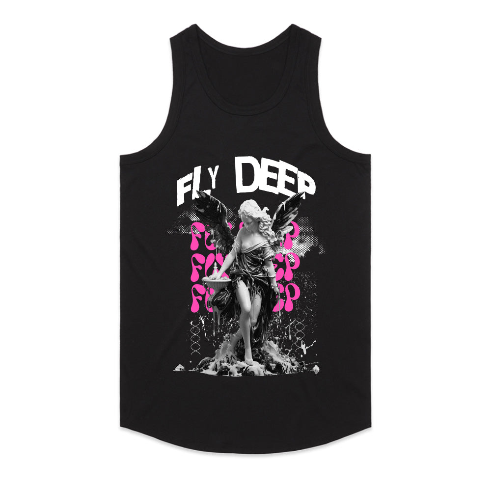 Celestial Dive: Fly Deep Angel Tee