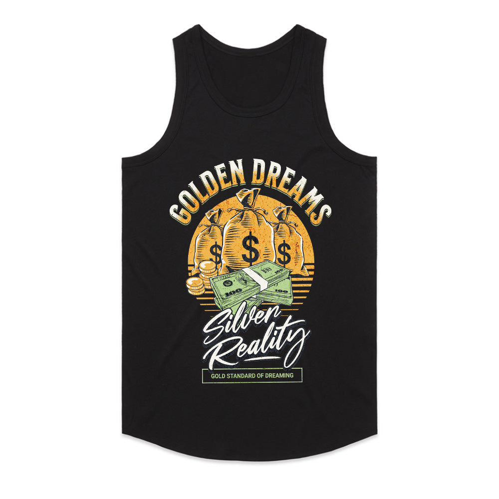 Golden Dreams, Silver Reality" Wealth Manifestation Tee