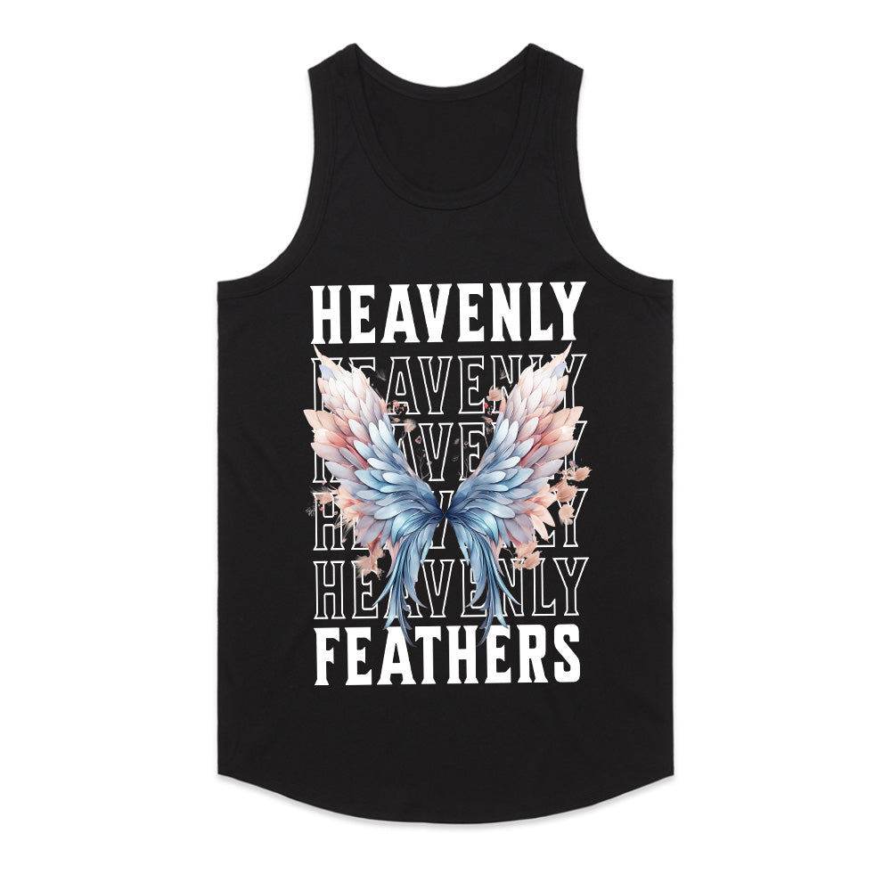 Heavenly Feathers: Angelic Winged Elegance Tee