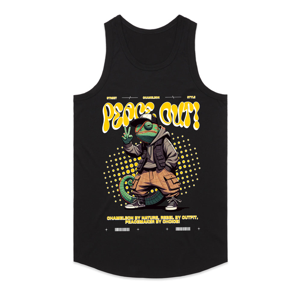 Urban Chameleon: Peace Out Lizard Tee