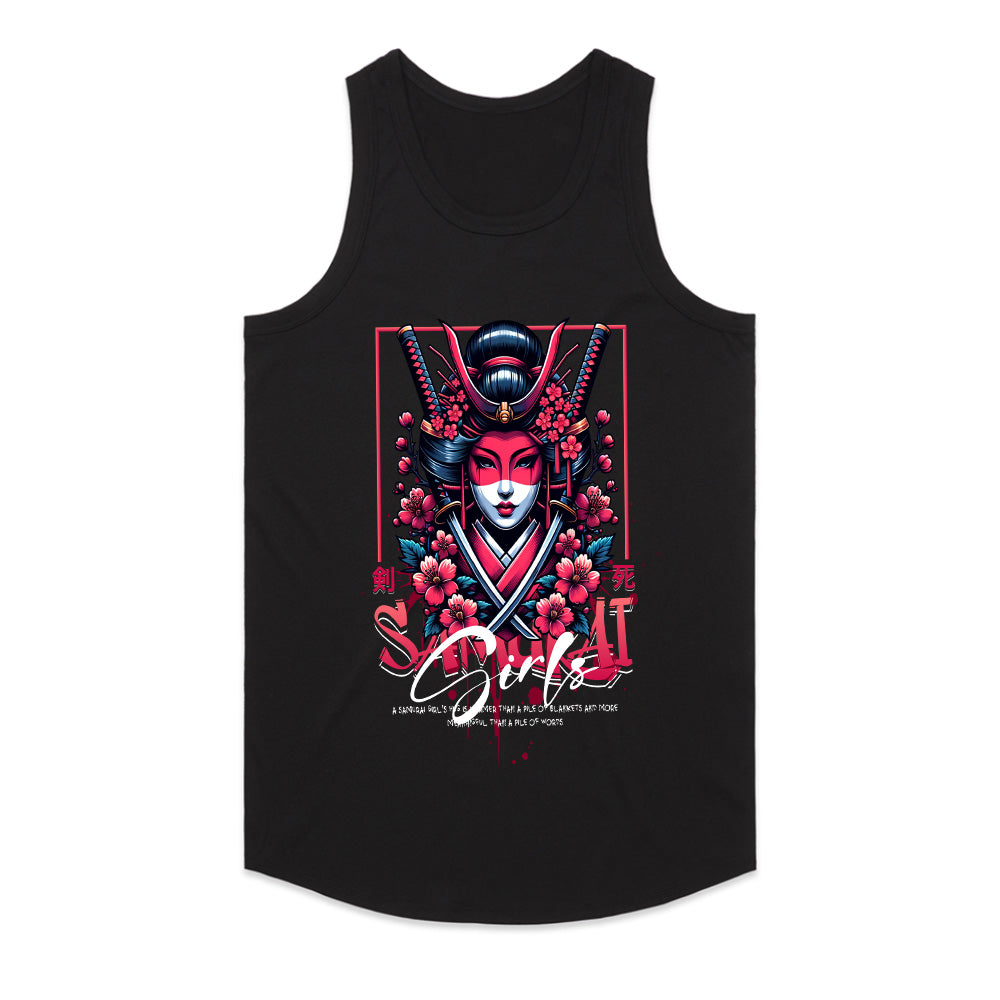 Crimson Sakura Samurai: Femme Warrior Tee