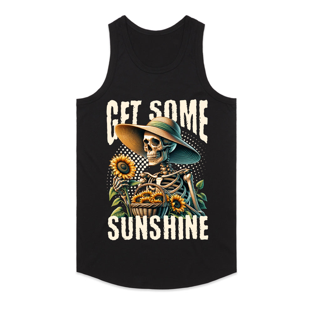 Sunlit Bones: Get Some Sunshine Skeleton Tee