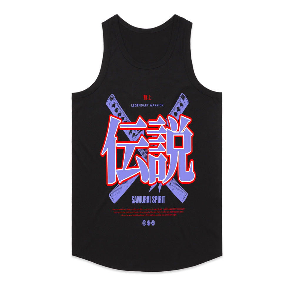Samurai Spirit" Legendary Warrior Kanji Tee