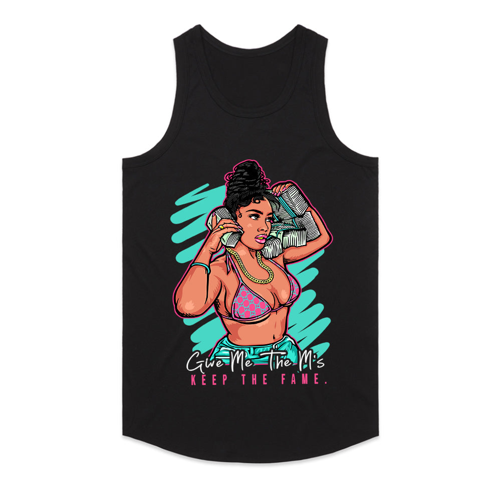 Give Me The M's: Keep The Fame – Hustle Queen Graphic Tee