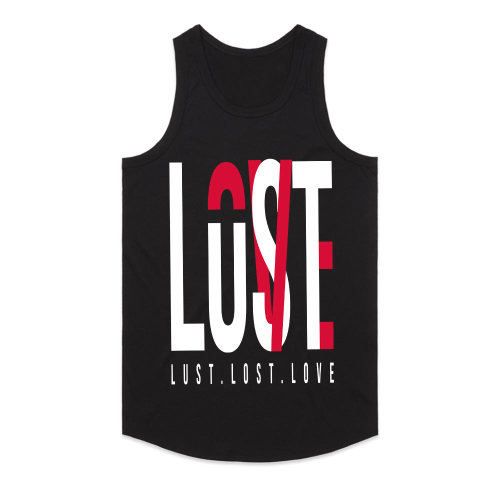 Lust Lost Love Anarchy Text Tee