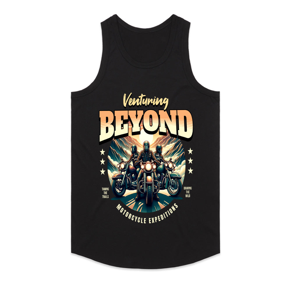 Venturing Beyond Biker Expedition T-Shirt – Ride Beyond Limits