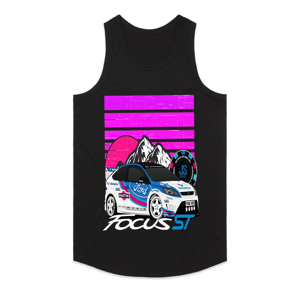 Focus ST Martini Rally Tribute T-Shirt – Retro Mountain Edition