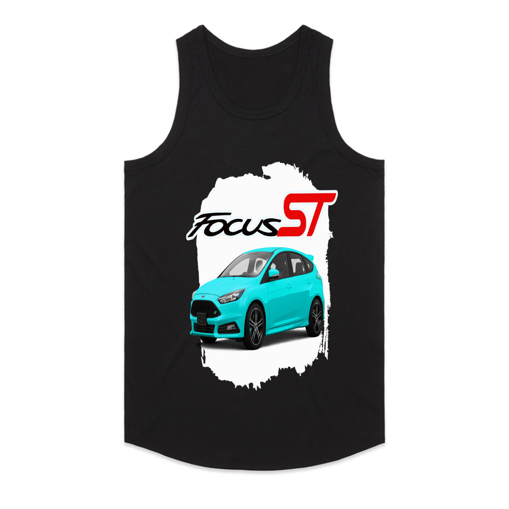 Focus ST Turbo Hatch T-Shirt – Teal Edition Performance Wear