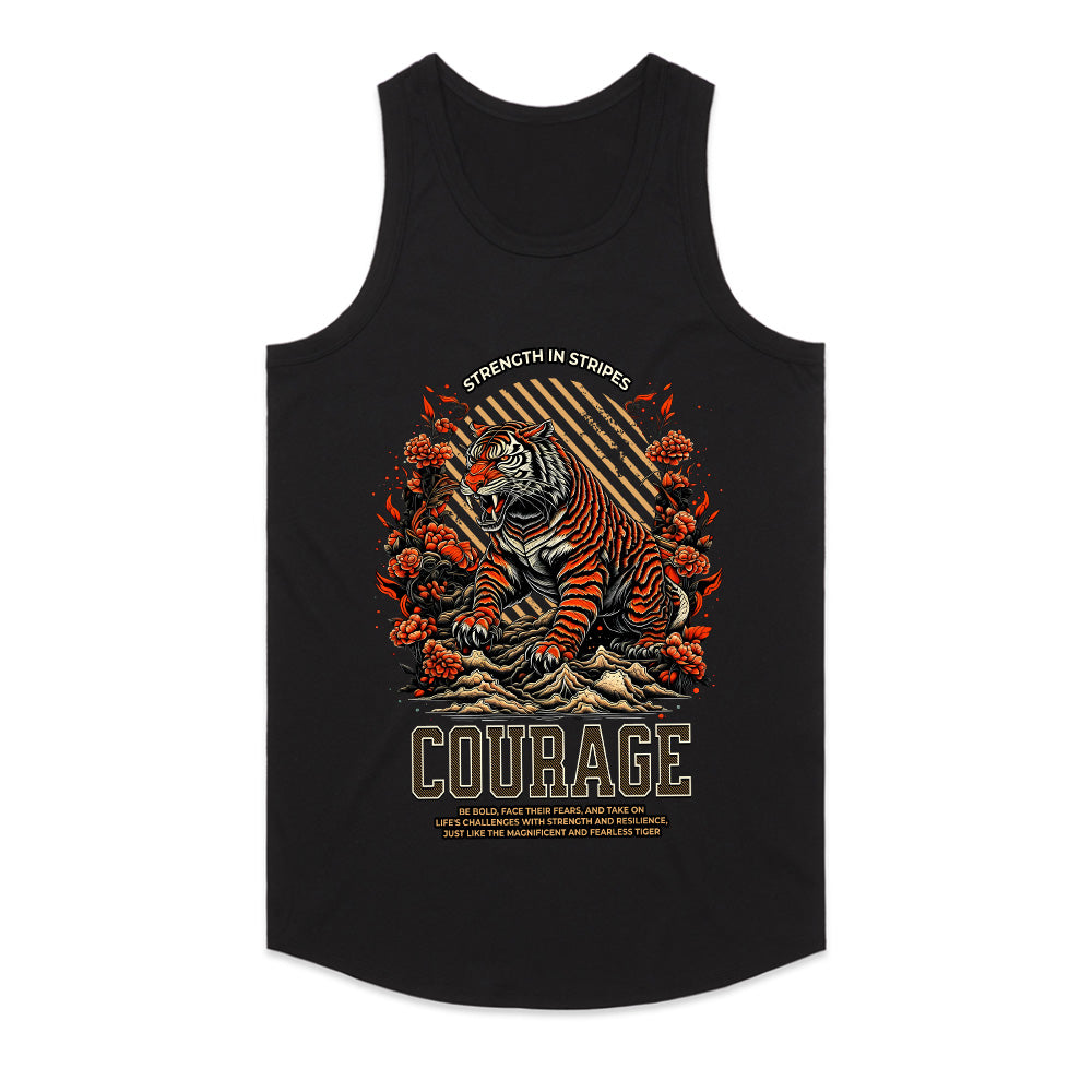 Strength in Stripes: The Courageous Tiger